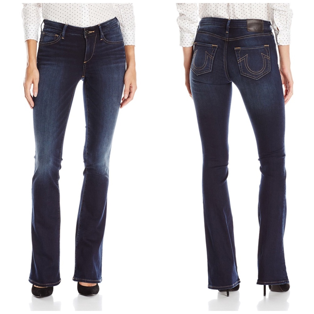 NWT True Religion Jennie Curvy Bootcut Jean